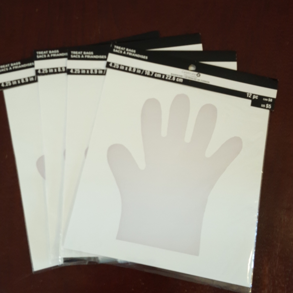 5/$15 Lot of 4 packs treat bags halloween